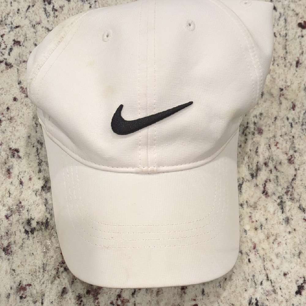 Nike Classic White Hat with Black Swoosh